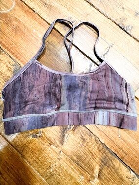 lululemon athletica purple Strappy Low-Impact Sports Bra